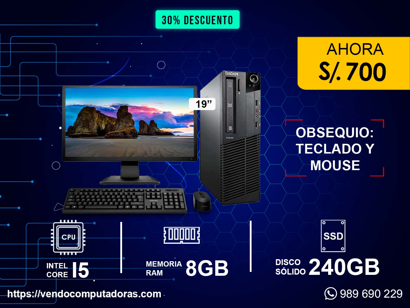  CORE I5 EN OFERTA PC COMPLETA 